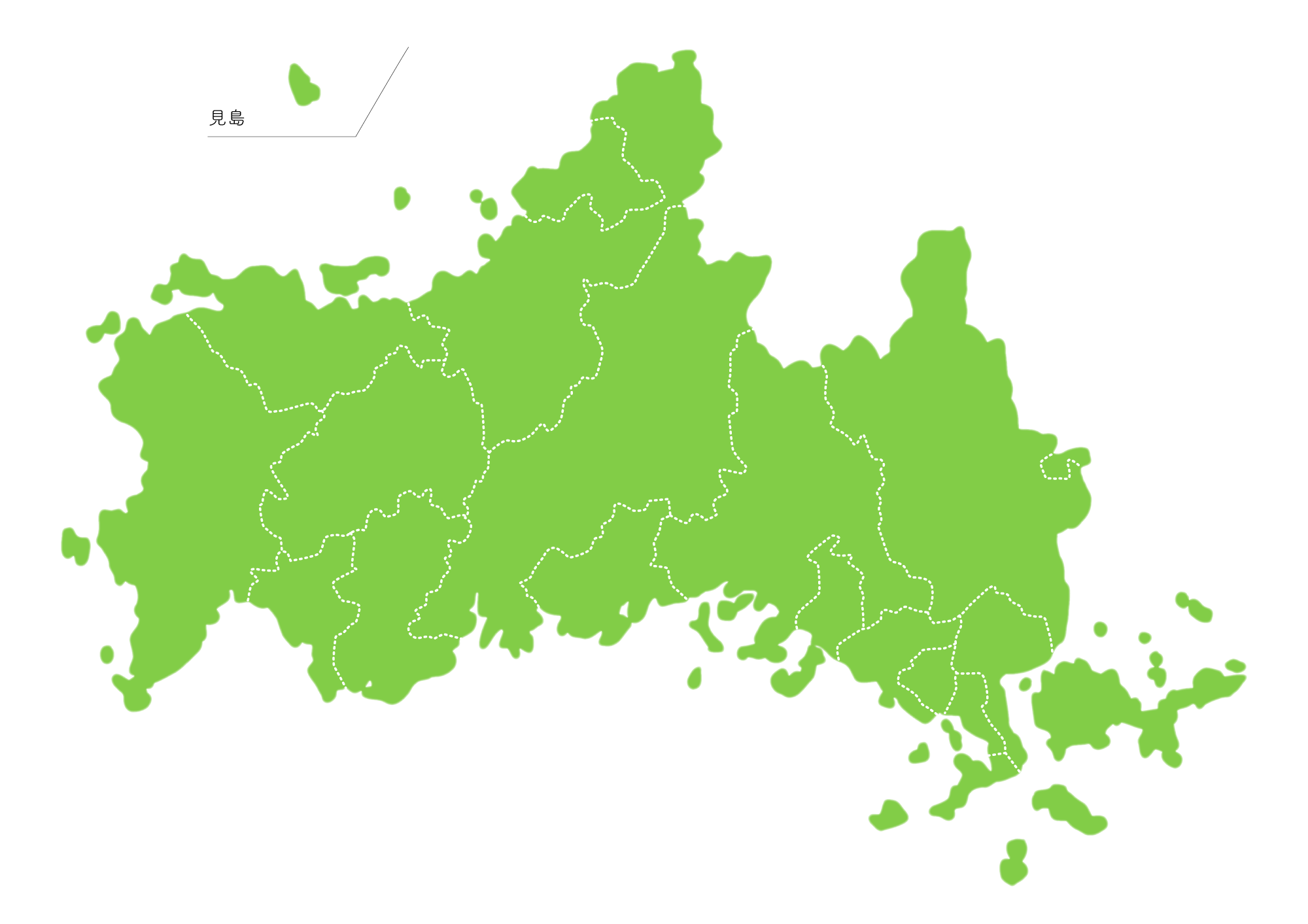 山口県対応エリアマップ